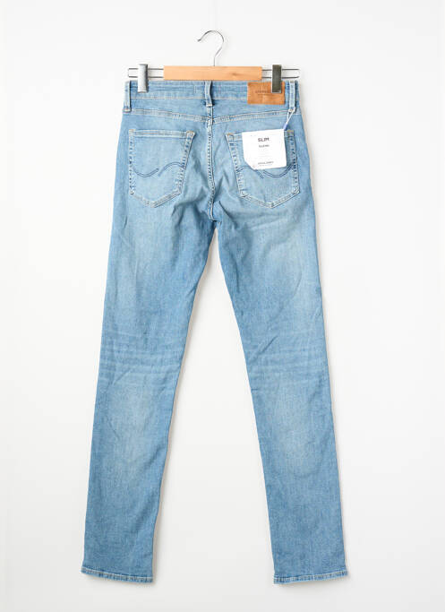 Blugi cu croială slim albastru JACK & JONES bărbat