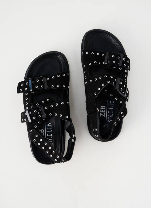 Sandale/pantofi decupați negru ZEB STYLE LAB  femme