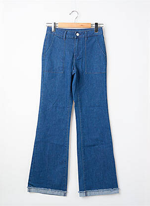 Blugi cu croială evazată albastru JACQUELINE DE YONG femeie