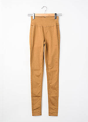 Jegging maro PIECES femeie