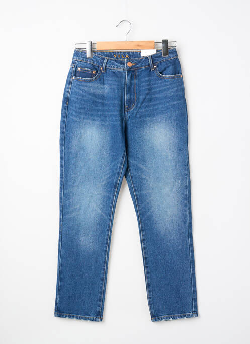 Blugi cu croială dreaptă albastru VILA femeie