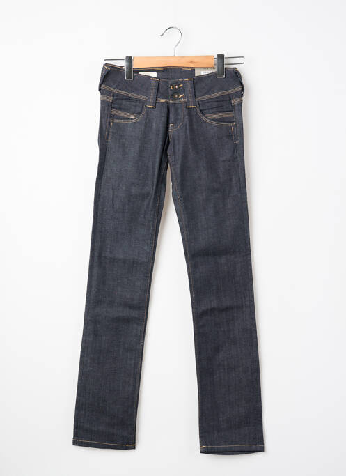 Blugi cu croială dreaptă albastru PEPE femeie