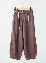 Pantalon drept violet YUGEN femme