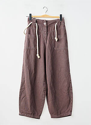 Pantalon drept violet YUGEN femme