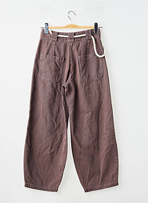 Pantalon drept violet YUGEN femeie