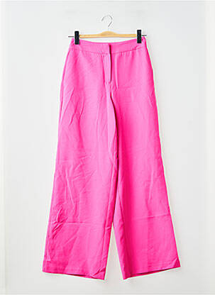 Pantalon drept roz VERO MODA femeie