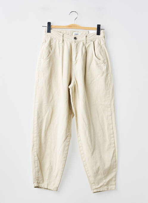 Blugi cu croială dreaptă bej ONLY femme