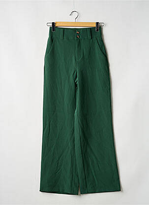 Pantalon larg verde VILA femeie