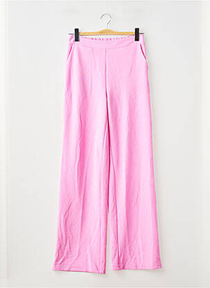 Pantalon larg roz VERO MODA femeie