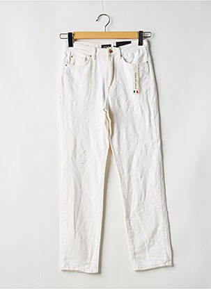 Blugi cu croială dreaptă alb ONLY femme