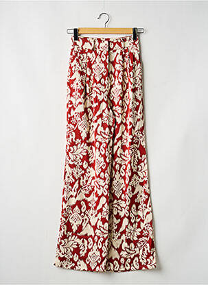 Pantalon larg roșu MANGO femme
