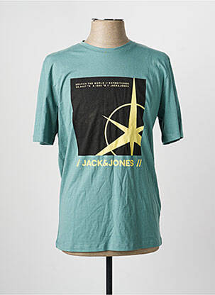 Tricou albastru JACK & JONES bărbat
