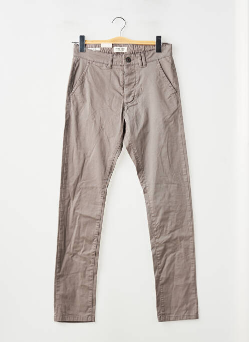 Pantalon chino gri JACK & JONES homme