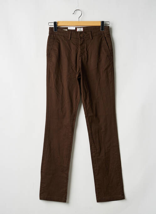 Pantalon chino maro JACK & JONES homme