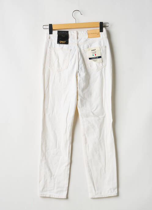 Blugi cu croială dreaptă alb ONLY femme