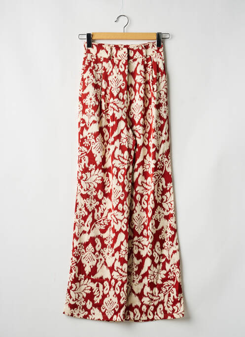 Pantalon larg roșu MANGO femme