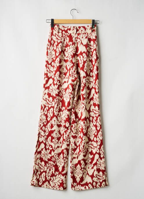 Pantalon larg roșu MANGO femme