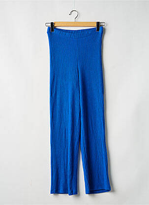 Pantalon larg albastru VERO MODA femeie