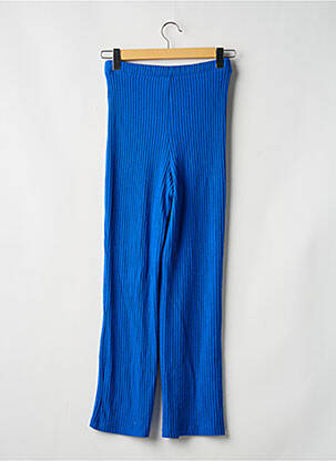 Pantalon larg albastru VERO MODA femeie