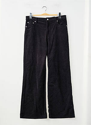 Pantalon drept negru MANGO femeie