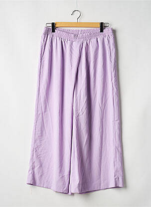 Pantalon larg violet VERO MODA femeie