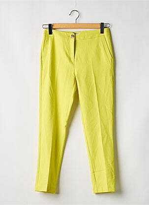 Pantalon trei sferturi galben MORGAN femeie