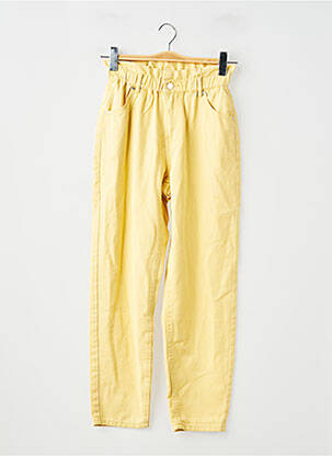 Pantalon drept galben ONLY femeie