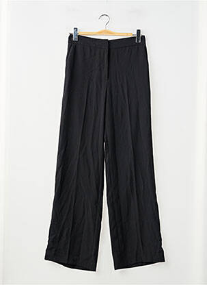 Pantalon larg negru MANGO femeie