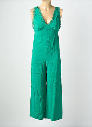 Salopetă-pantalon verde MANGO femme