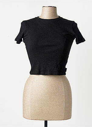 Top scurt negru TALLY WEIJL femeie