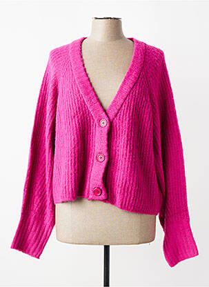 Vestă cu mâneci lungi roz HAILYS femme