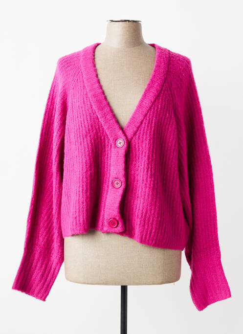 Vestă cu mâneci lungi roz HAILYS femme