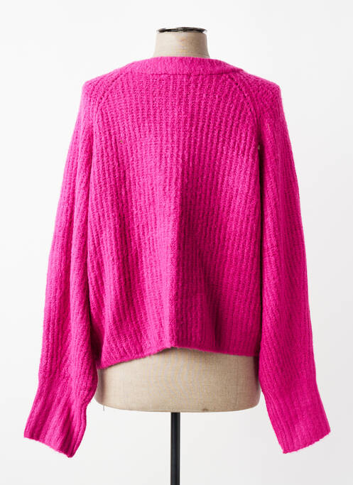 Vestă cu mâneci lungi roz HAILYS femme