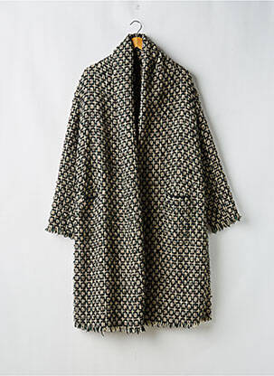 Palton lung verde MANILA GRACE femme