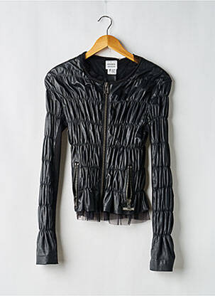 Geacă din piele negru TWIN SET femme