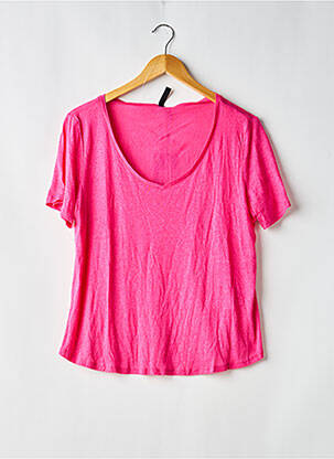 Tricou roz PIECES femme