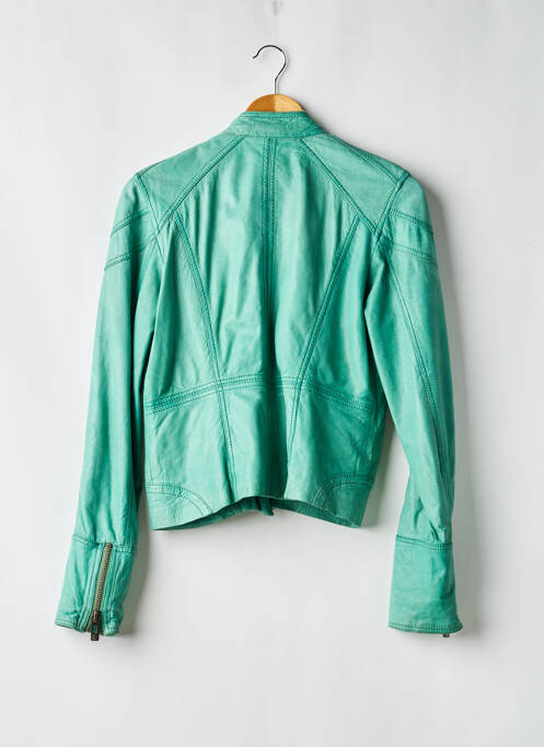Geacă din piele verde MAZE femme
