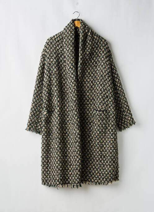 Palton lung verde MANILA GRACE femme