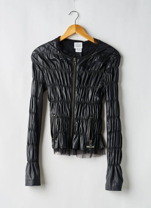 Geacă din piele negru TWIN SET femme