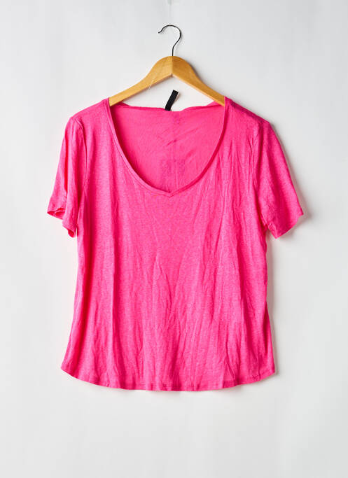 Tricou roz PIECES femme