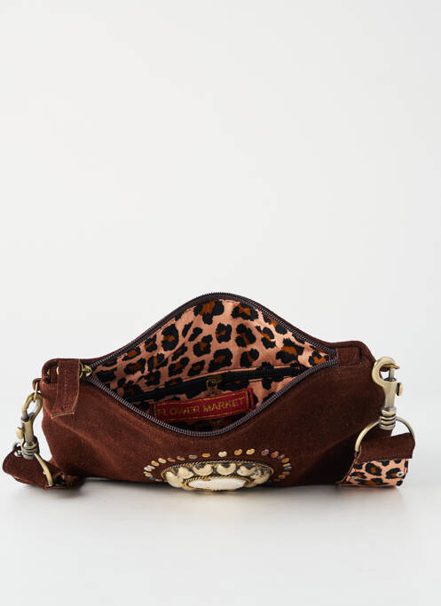 Geantă maro FLOWER MARKET femme