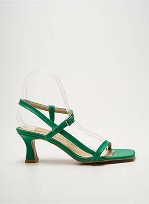 Sandale/pantofi decupați verde ASTRID BLACK LABEL femeie