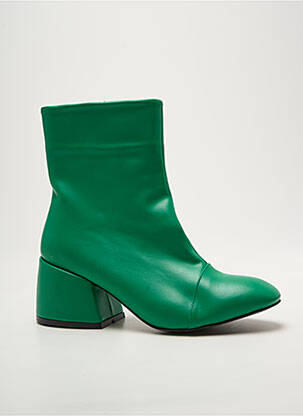 Botine/ghete verde ASTRID BLACK LABEL femeie