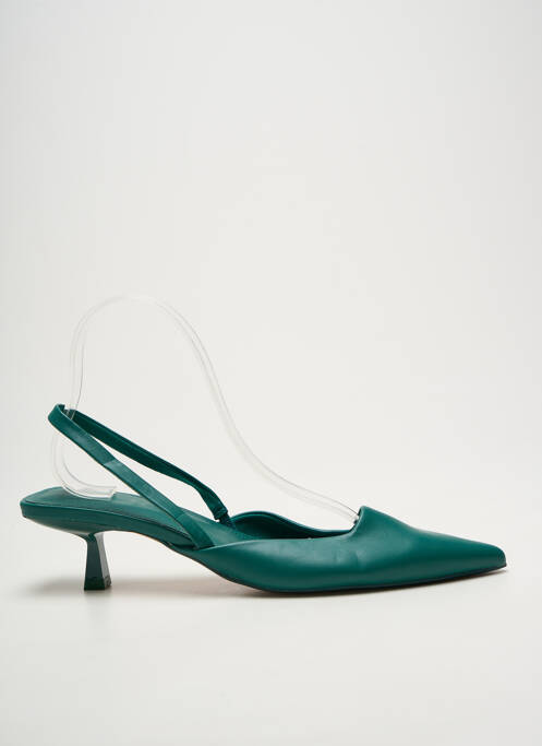 Sandale/Pantofi decupați verde ONLY femeie