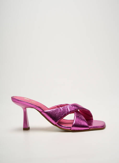 Sandale/Pantofi decupați roz LA STRADA femeie