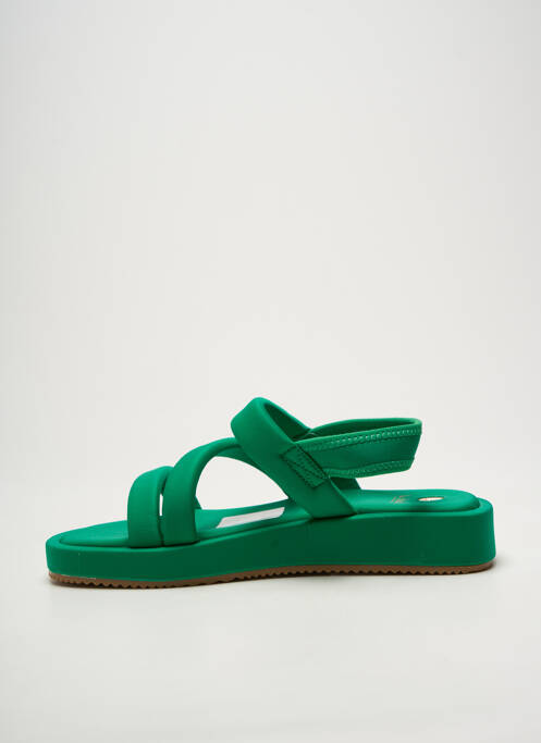 Sandale/Pantofi decupați verde LA STRADA femeie