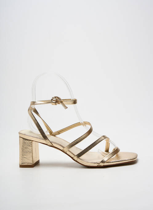 Sandale/Pantofi decupați auriu LA STRADA femeie