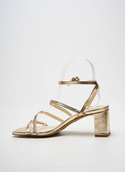 Sandale/Pantofi decupați auriu LA STRADA femeie
