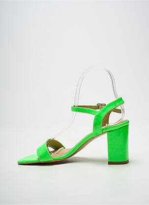 Sandale/pantofi decupați verde YUGEN femeie