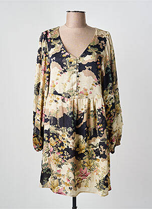 Rochie scurtă bej MANGO femeie